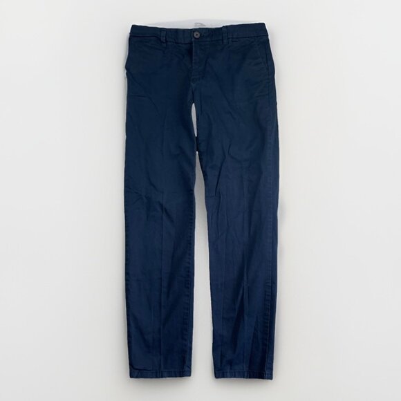 Tommy Hilfiger Stretch Slim Chino Navy Blue Slim Pants Womens Size 4 Read* - Picture 1 of 16